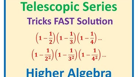 Telescoping Series Product of Series with n terms of Fractions SSC CGL Bank Exam | Grade 11 | IITJEE