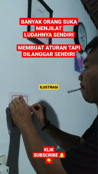 MENJILAT LUDAHNYA SENDIRI || ILUSTRASI