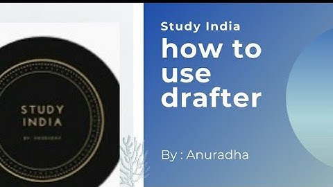 How can we use drafter ,and measure angle by using drafter (for all branch 1st semester engineering)