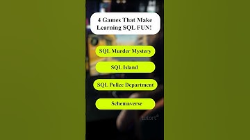 4 Games That Make Learning SQL Fun! @tutort.academy
