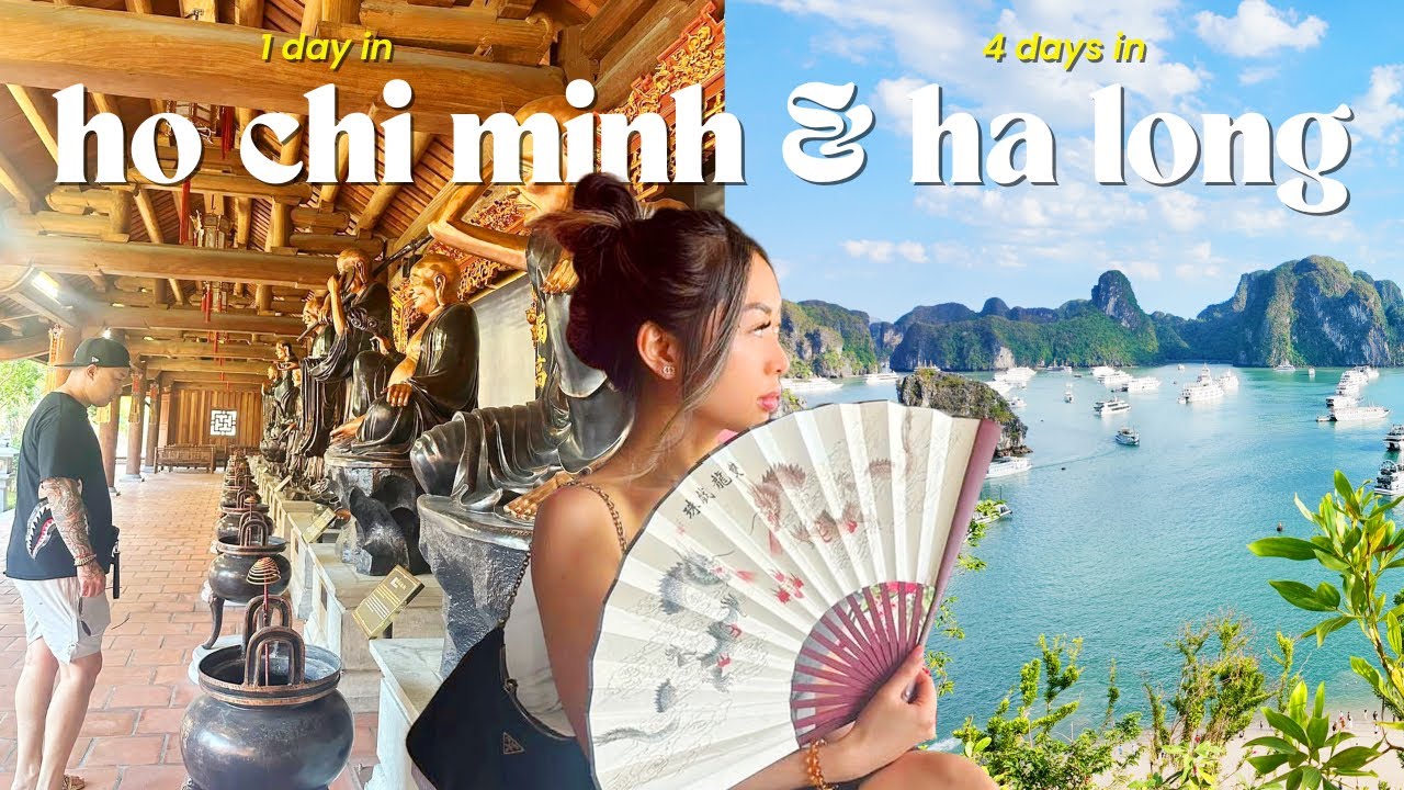 5 Days in Vietnam: 1 Day in Ho Chi Minh City + 4 Days in Halong Bay - Part 1 | Travel Vlog!