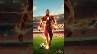 Kylian Mbappé As The Flash Football Heroes
