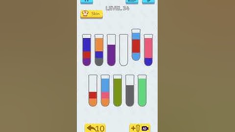 Sort Puz Level 34 Color Water Sort Puzzle Games WalkThrough Solution