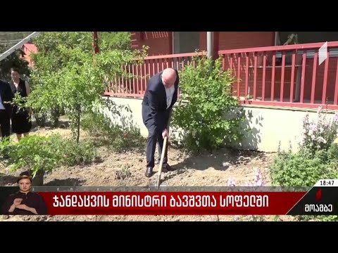 ჯანდაცვის მინისტრი ბავშვთა სოფელში