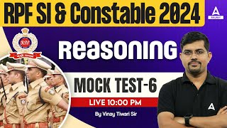 RPF SI Constable 2024 | RPF Reasoning Practice Set #6 | RPF Reasoning by Vinay Sir