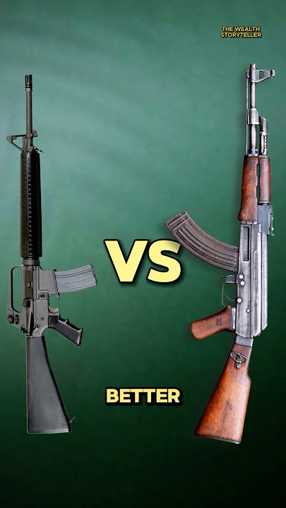 AK-47 vs. M16: Which is Better? #shorts