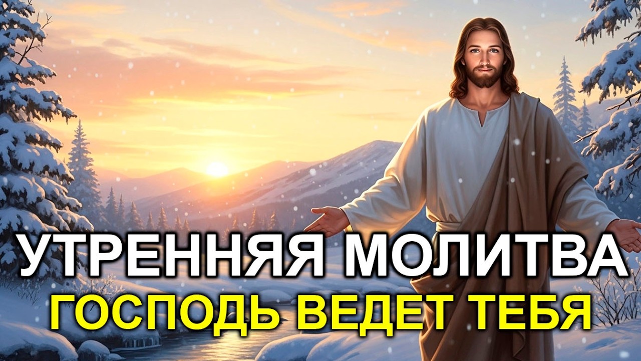 УТРЕННЯЯ МОЛИТВА Не знаешь, куда идти Бог возьмет тебя за руку ПРЯМО СЕЙЧАС