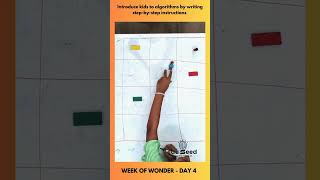 Introducing algorithms to kids through fun activities #eduseed #algorithm #funlearning #kidslearning