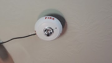 System Sensor SCWL Fire Alarm Strobe Test