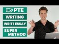 PTE Writing: Write Essay | SUPER METHOD!