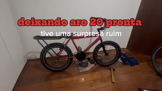 terminando de reformar aro 20, e tive uma surpresa do pneu furado
