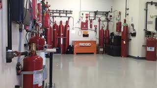 Co2 system discharge at koorsen training centre