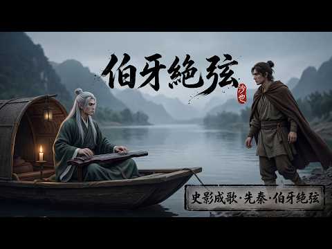 《伯牙絕弦》｜先秦典故・伯牙與鍾子期【沙也講古】鍾子期死後，伯牙為何破琴絕弦？