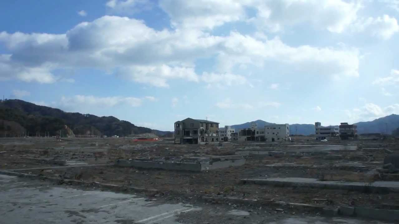 Ōtsuchi (大槌) in Iwate Pref. Japan, 9 months after the tsunami ...