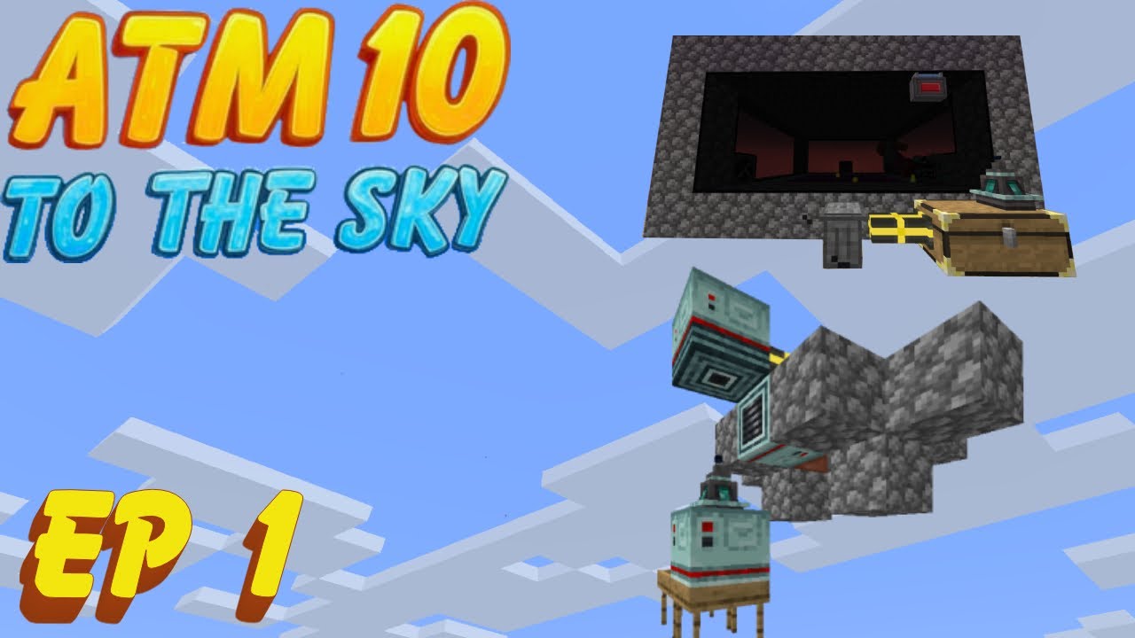 ATM 10 To The Sky | Sieve Automation & a mob farm | EP 1