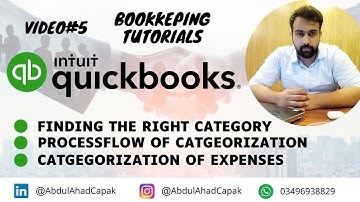 Mastering Expense Categorization in QuickBooks | Video#5 | AbdulAhadCaPak