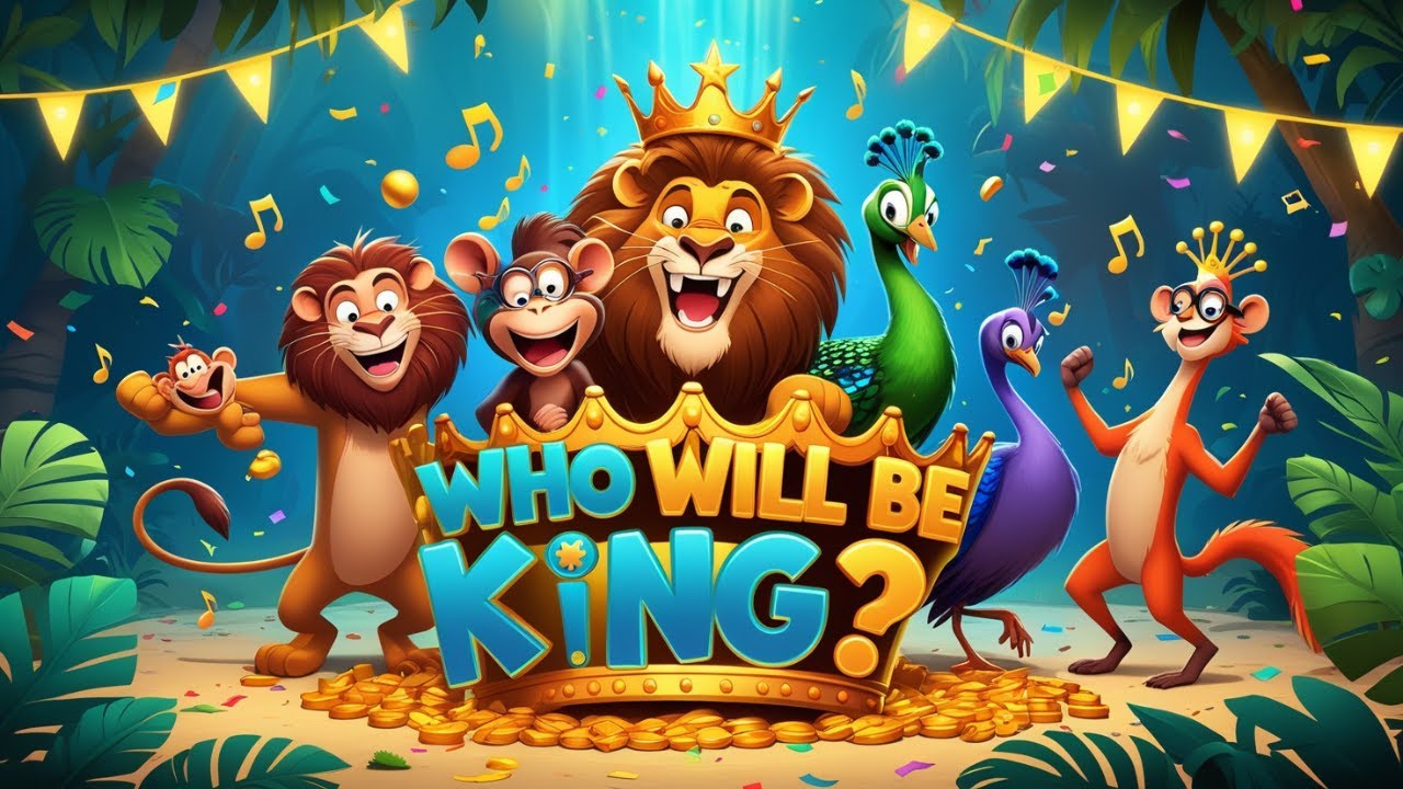 Jungle Election Song 🎵 | Funny Animal Voting Adventure | Kids Animated Poem