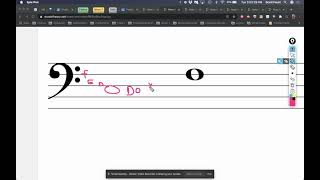 How to figure out the solfege note on treble and bass clef