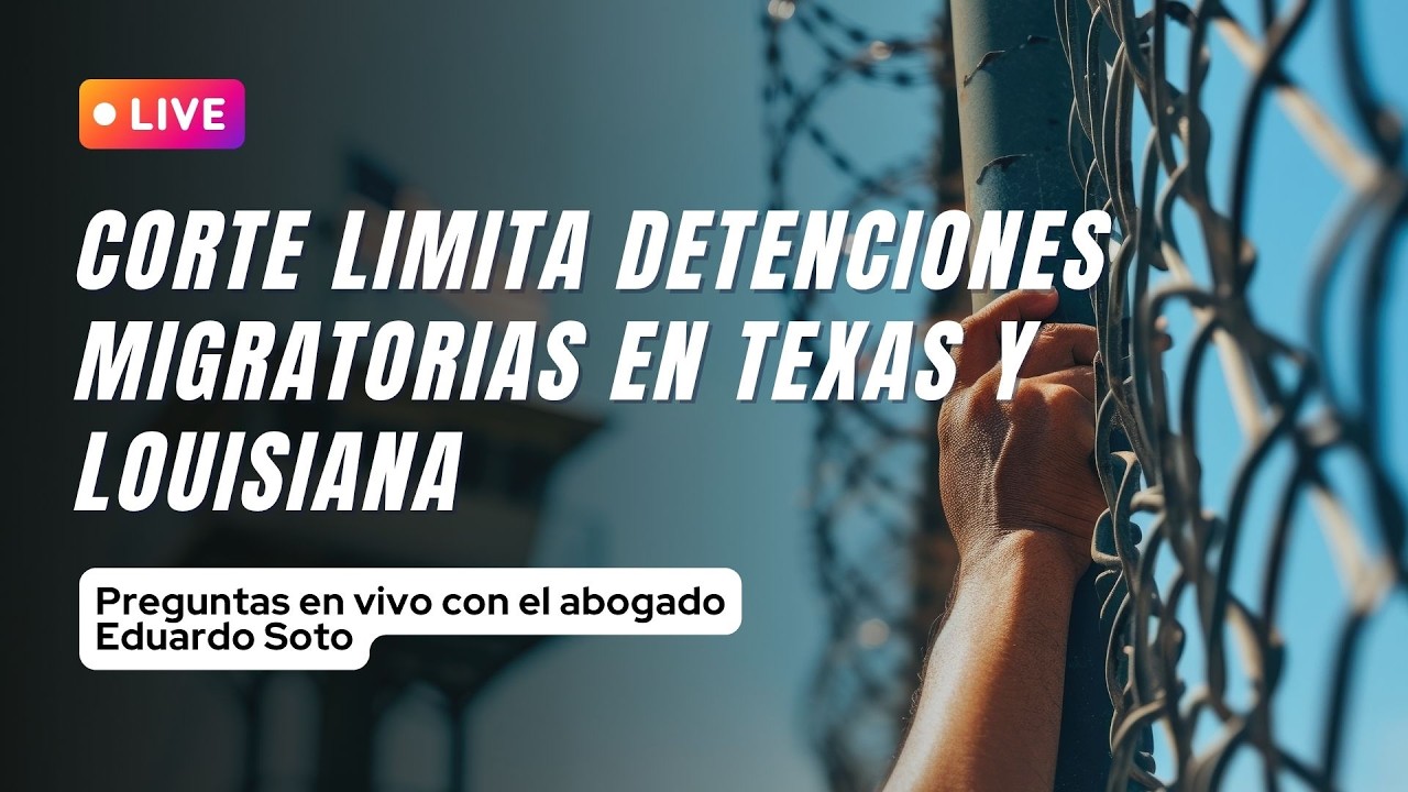Inmigrantes detenidos en Texas y Louisiana no podrán estar más de 90 días sin fianza