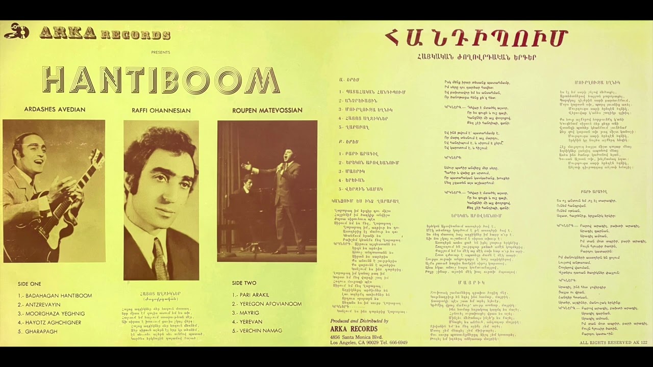 Ardashes Avedian - Yerevan [1977]