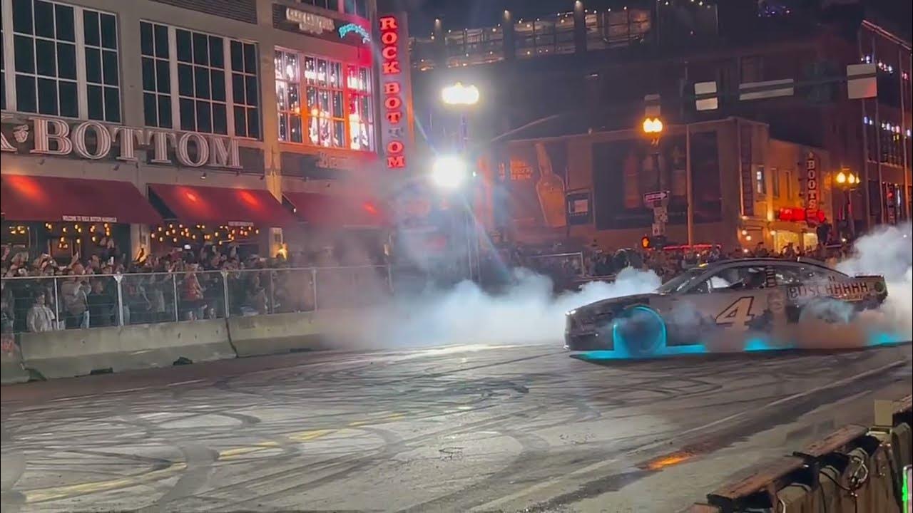 NASCAR Burnouts on Broadway YouTube