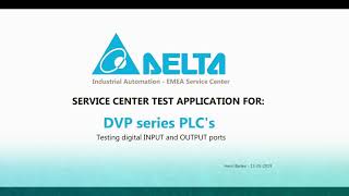 DELTA EMEA Service - PLC TEST Application