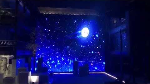 P16 transparent led display screen led video wall