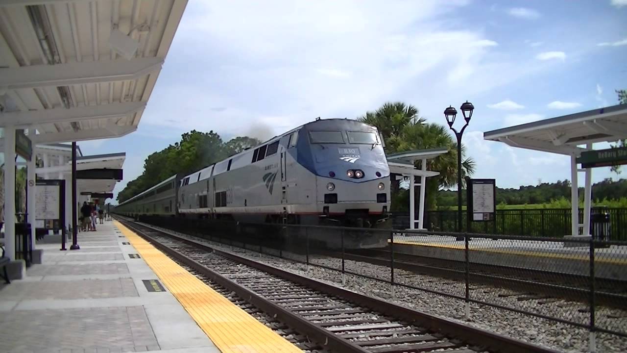 Amtrak Auto Train passing Sanford and DeBary (July 11 2014) YouTube