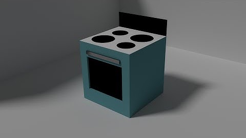 Blender Tutorial: Low Poly Oven [Beginner]