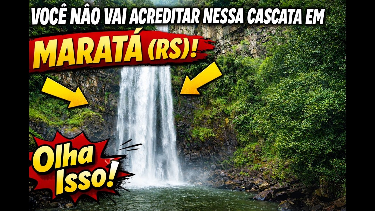 T2EP5 Part2/2: 👣 Trilha + Cascata de 30 Metros em MARATÁ (RS) | Parque Cascata da Vitória