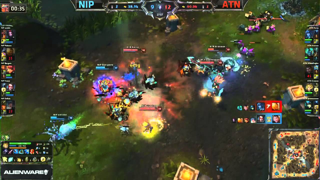 Ninjas in Pyjamas (NiP) vs Alternate (ATN) || EU LCS Summer 2013 W4D2 || Full Game HD