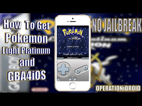 How To Get Pokemon Light Platinum On Gba4ios No Computer No Jailbreak
