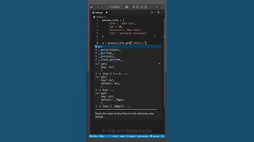 Safely Get Values from a Dictionary in Python #python #programming #coding
