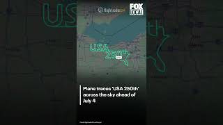 A pilot celebrated America’s 250th anniversary with a patriotic flight over Ohio