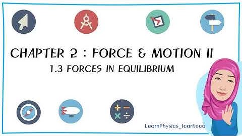 PHYSICS KSSM : 1.3 FORCES IN EQUILIBRIUM
