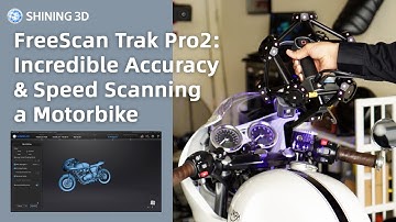 FreeScan Trak Pro2: Incredible Accuracy & Speed Scanning a Motorcycle