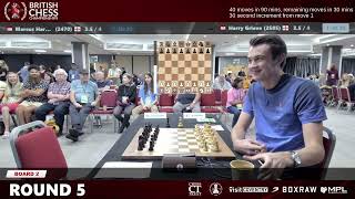 Board 2 - Round 5 - IM Harry Grieve VS IM Marcus R Harvey | 2026 British Chess Championships