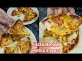 Quick n Easy Homemade Pizza Recipe without yeast | How to Make Veg Cheese Pizza Recipe | Veg Pizza