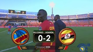 All goals DR CONGO 0-2 UGANDA | Simba Player Emmanuel OKWI Man Of The Match