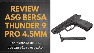 Pistola Co2 Asg Bersa Thunder Pro 10 Garrafas Balines Acero