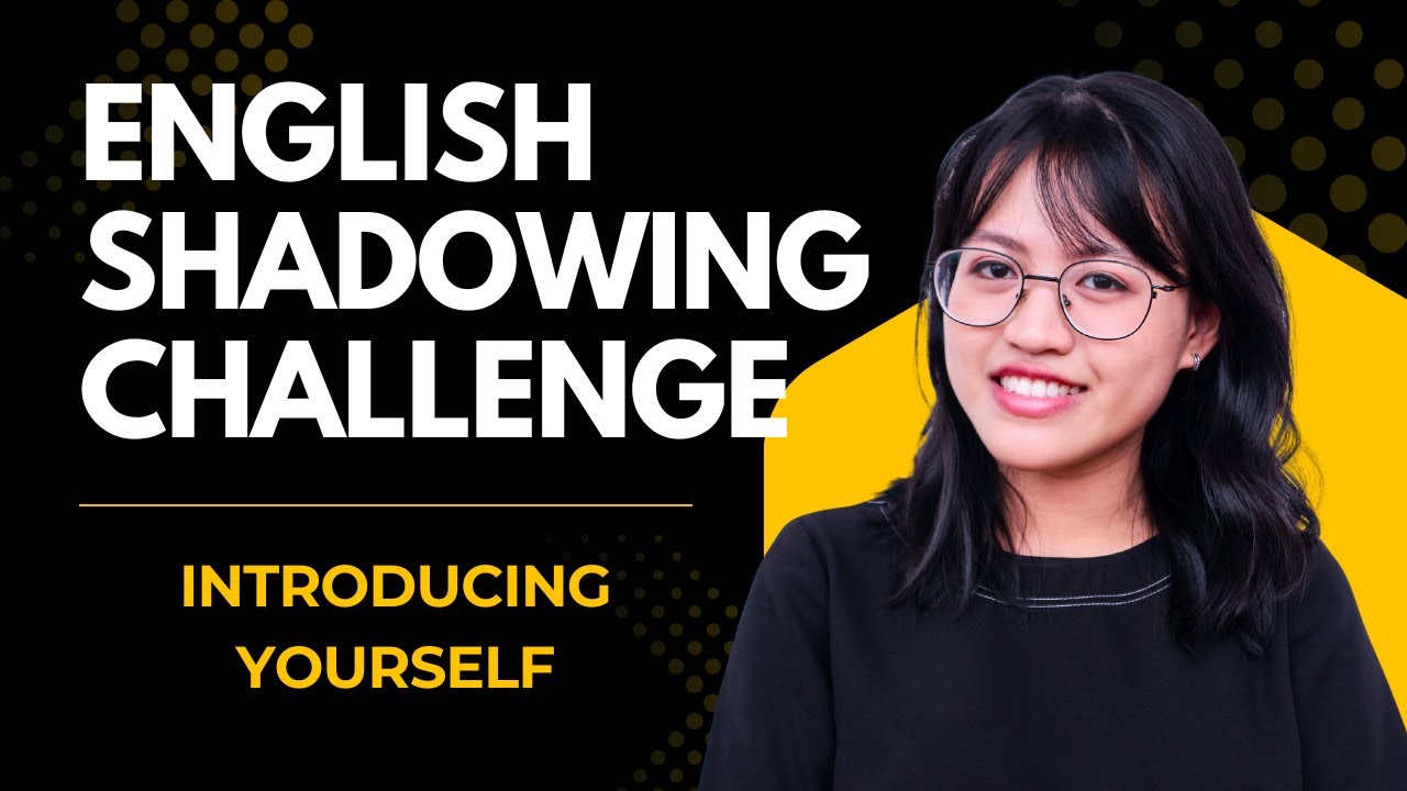 Introduce Yourself in English | Shadowing Challenge | Speak More ...