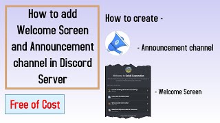 How to add Welcome Screen and Announcement channel in Discord Server in Hindi - 2020 | Tontuf TWL