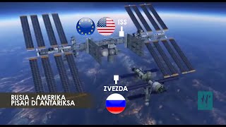 Rusia Resmi Berpisah dengan NASA di Stasiun Luar Angkasa ISS