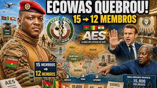 Ibrahim Traoré choca ECOWAS: 3 países saem e África Ocidental treme