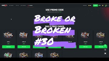 CSGOROLL Daily rewards- Broke or Broken #30 (NICE pulls again!)