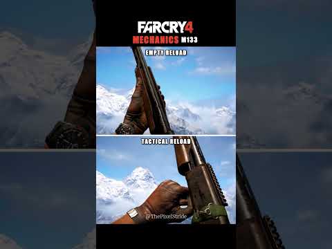 Far Cry 4 M133 Empty vs Tactical Reload Comparison | ASMR #shorts