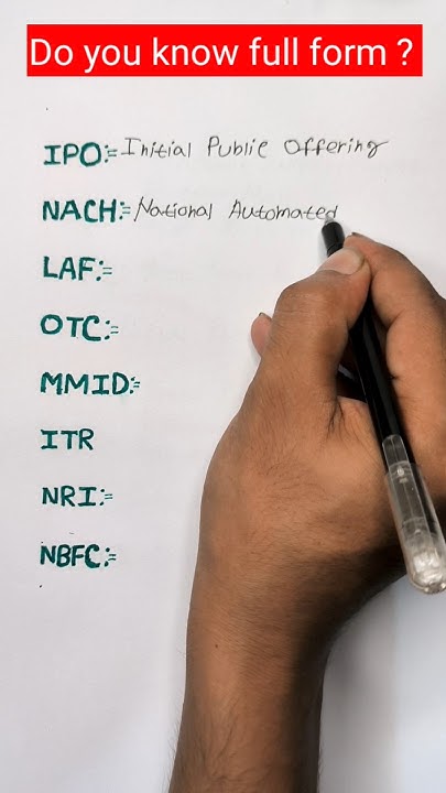nri-itr-otc-ipo-laf-mmid-full-form-shortsfeed-shorts-shortsvideo