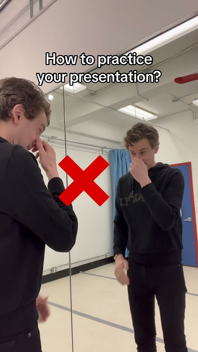 How to practice a presentation? 🗣️ #publicspeaking #publicspeakingtips #publicspeakinganxiety