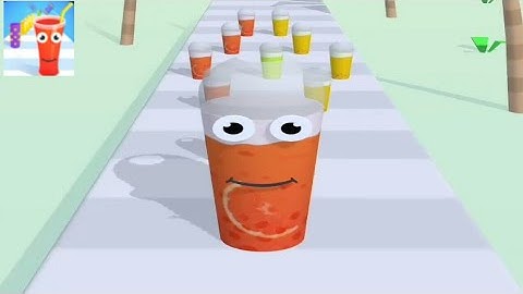 Juice Run Games All Levels iOS,Android Walkthrough Mobile Gameplay New Update Max Level YV84MG