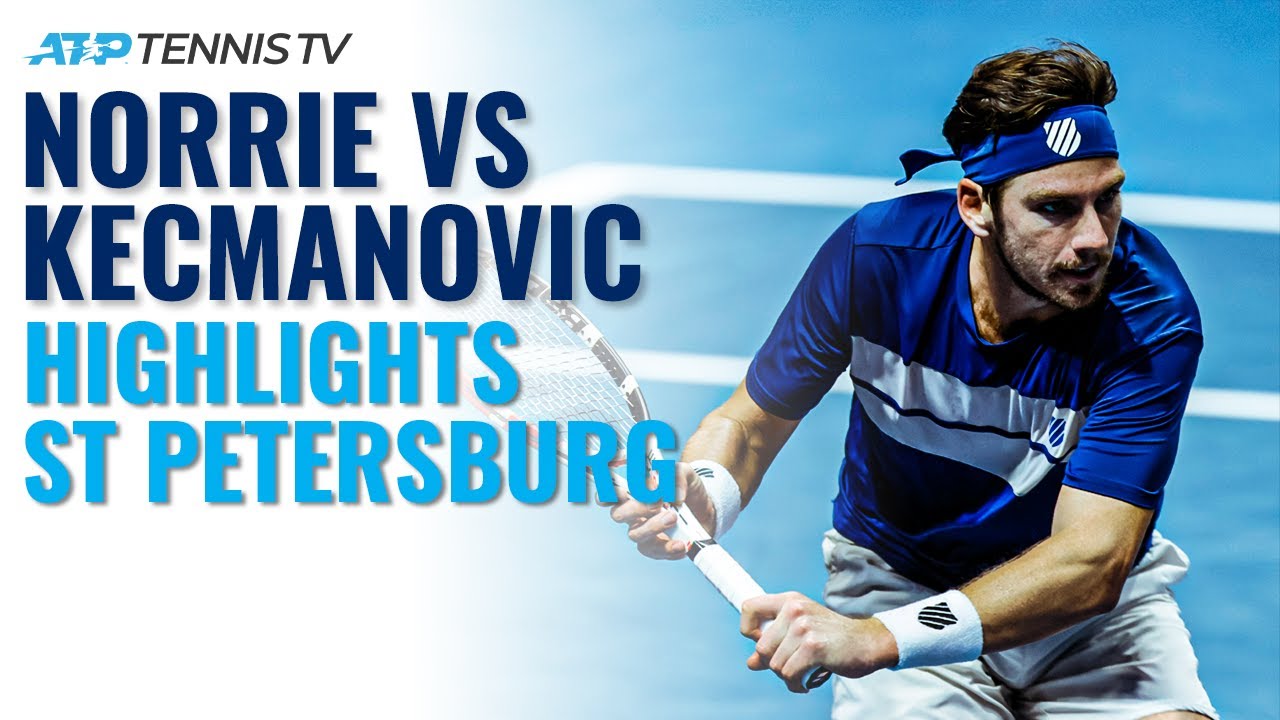 Cameron Norrie vs Miomir Kecmanovic | St Petersburg 2020 Highlights